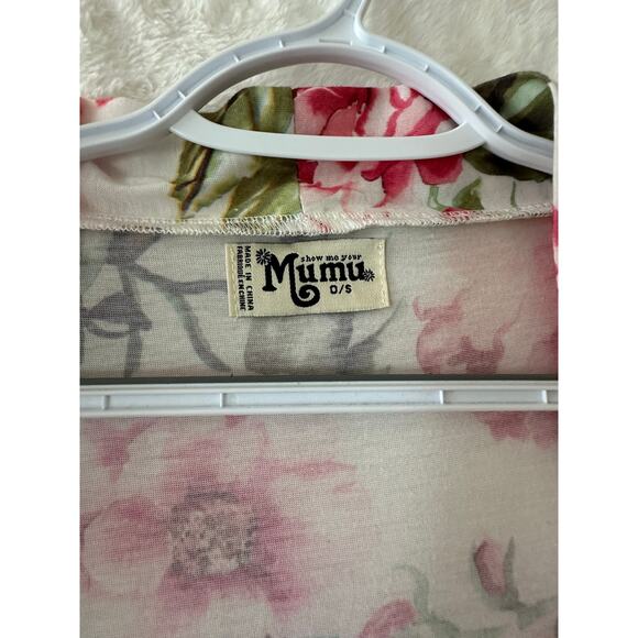 Show Me Your Mumu Floral Robe with Belt One Size Womens - Picture 4 of 7